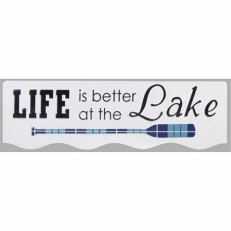 YOUNGS Punched Metal Lake Wall Sign 20611